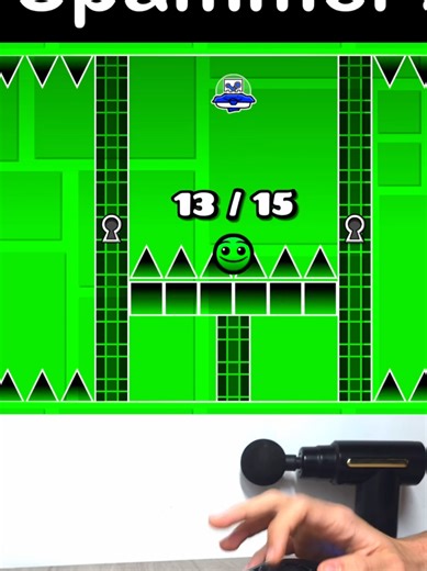 UFO vs Extreme Spam in Geometry Dash Levels