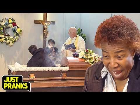 The Dead Man Turns Into a Vampire! | Just Pranks