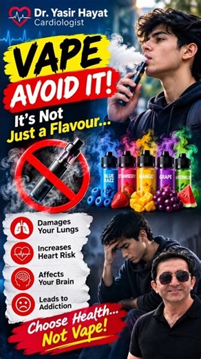 Vaping Can Harm Your Lungs — Quit Now! 🫁🚭 #cardiology #cardiacrehab #heartattack #heartpalpitations