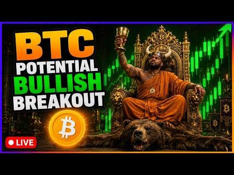 Bitcoin Potential Bullish Breakout! Live Trading & TA