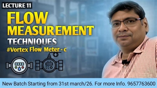 Part-3 | Vortex Flow Meter Explained | Working Principle, Applications | Amit Saxena sir | AMIT SAXENA
