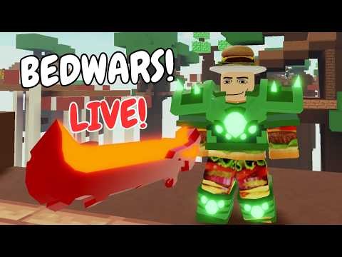 🔴LIVE Roblox Bedwars Going in Games Playing With Viewers!