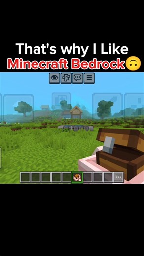 That's why I Like Minecraft Bedrock #shorts #minecraft #action&stuff