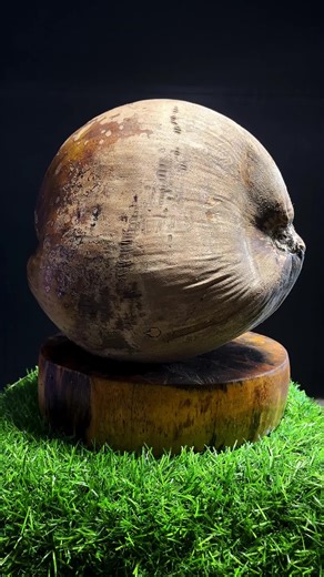 Stunningly Aged Coconut Observation
