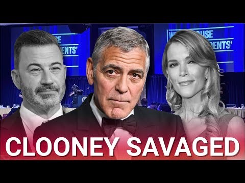 George Clooney ripped to shreds over defence of Jimmy Kimmel’s Trump joke