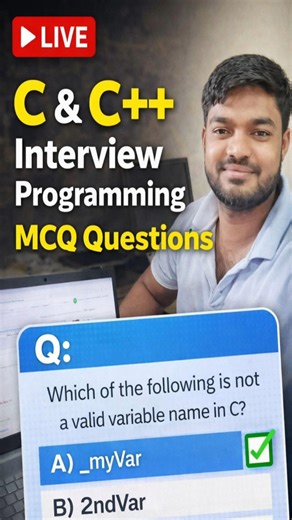 C Programming MCQ Questions 2026 #codingtutorial
