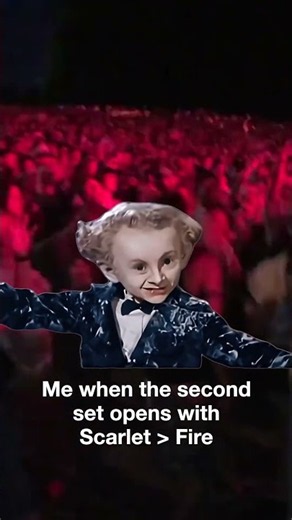 Me when the second set opens with Scarlet Fire #rumplestiltskin #gratefuldead