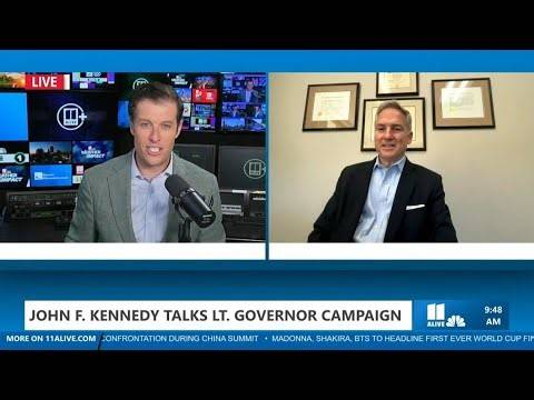 John F. Kennedy discusses lieutenant governor campaign and priorities