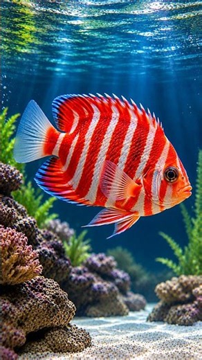 Aquarium 4K 🐠 Look What’s Hiding in This Reef