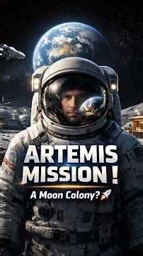 Artemis Mission! A Moon Colony?