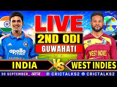 🔴 Live: IND vs WI, 2nd ODI | 2026 Series | Today's Cricket Match Score & Commentary | CRICTALKS