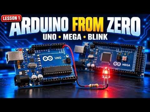 💡 Arduino for Beginners – Blink, Uno vs Mega & Arduino vs NE555!
