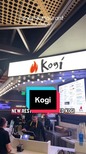 A brand new restaurant in the LAX airport - Southwest terminal. Amazing food with an Asian flare! #kogi #LAX #foodcourt #LA #travel