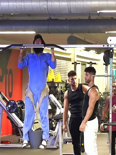 Part 82: 32KG MOP and 32KG BUCKET Shocks BodyBuilders in a GYM - Pretended to be a CLEANER #anatoly #gym #aura #edit #prankvideo