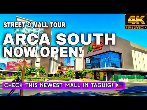Ayala Malls ARCA SOUTH Is Finally Open! Check This NEWEST Mall In Taguig! Full Walking Tour In 4K 🇵🇭