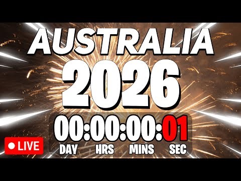 AUSTRALIA NEW YEAR'S 2026 COUNTDOWN LIVE🔴 24/7 & New Year Countdown