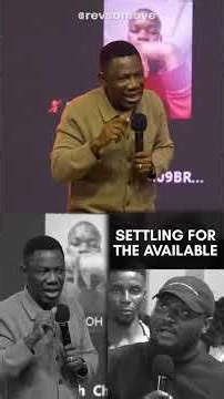 DEAR SINGLES: IS IT OK TO LOWER GOD’S STANDARD IN ORDER TO BE MARRIED - REV. DR. SAM OYE #shorts