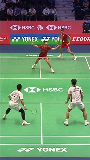 Behind-the-back bonanza! #badminton #BWF