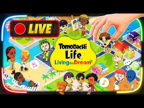 8 Hours of Tomodachi Life: Living the Dream Gameplay! (Switch 2)