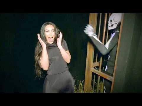 Kim Kardashian Gets Stuck Inside a Haunted House