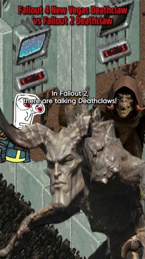 Fallout 4 New Vegas Deathclaw vs Fallout 2 Deathclaw