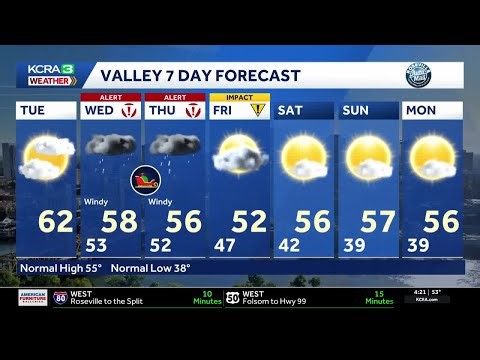 Northern California forecast: Increasing winds ahead of next round of wet weather