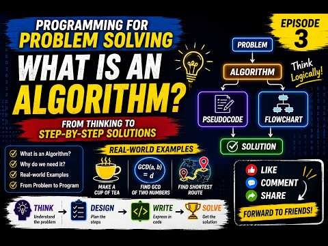 PPS | Ep 3 | What is an Algorithm? | Turn Your Thinking Into Steps