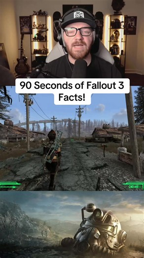90 Seconds of Fallout 3 Facts! #fallout3 #fallout #gaming #favts #fallouttok