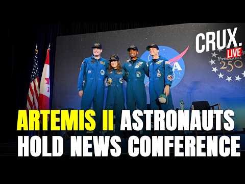 NASA Artemis II LIVE | Moon Astronauts Hold First News Conference After Returning To Earth | Space