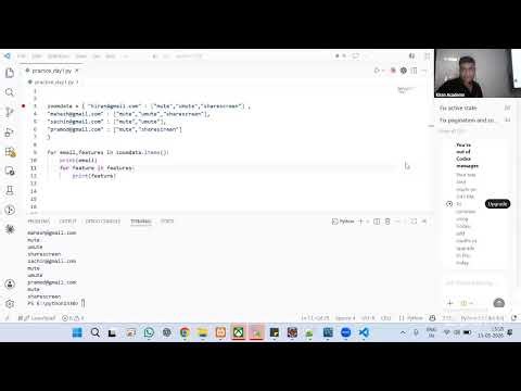 Looping Industrial Kiran Sir Python Batch