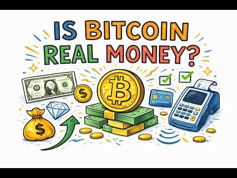 🟧 ₿ Is Bitcoin Real Money? | Clear Explanation for Complete Beginners 💡💰