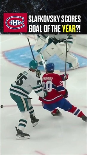 Slafkovksy scores GOAL OF THE YEAR candidate! 🔥