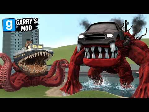 I CREATED INFECTED CAR BOSS TO COLLECT INFECTED SKY FULL TEAM In Garry`s Mod