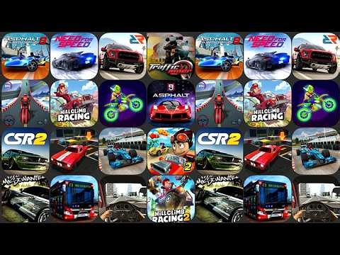 Asphalt 8 💥 NFS No Limits 💥 Rebel Racing ✨ Traffic Rider 💥 Moto Race ✨ Hill Climb 💥 Bike Racing...💥