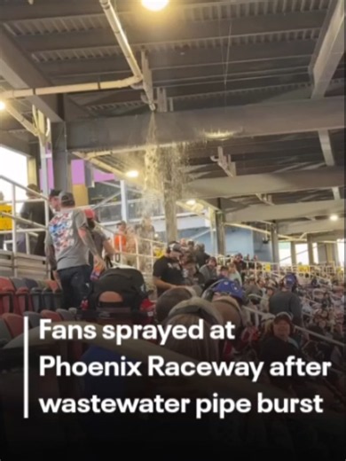 A suite wastewater pipe burst at Phoenix Raceway around 5:50 p.m., impacting a group of fans. Phoenix Raceway responded immediately, repaired the pipe, and coordinated with health officials to sanitize the area. #phoenix #arizona #news #raceway #nascar #race #fox10phoenix