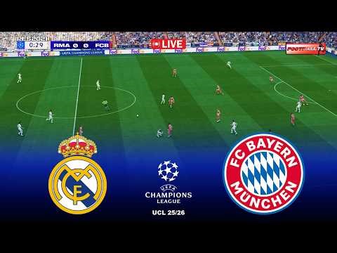 🔴Bayern Munich vs Real Madrid - UEFA Champions League 2026 | Pes 21 Gameplay Simulation