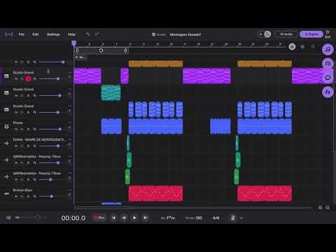 Make your own Montagem Xonada (Soundtrap, with sampler and effects) 😈