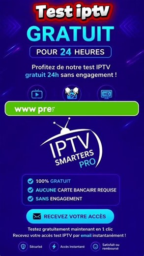 ⚡ IPTV France Premium – Test Gratuit Disponible !