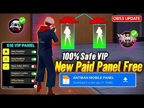 Free Fire Panel Mobile 🔥 FF Antiban Panel OB53 | Free Fire Hack New 😈 FF Injector 2026 | FF Panel