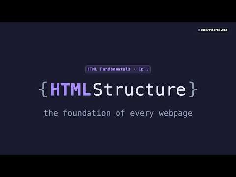 HTML Structure Explained in 3 Minutes — Every Beginner Needs This
