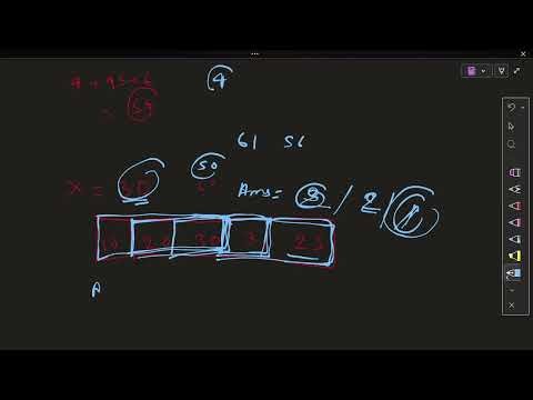 Smallest Subarray with Sum Greater Than X | Sliding Window
