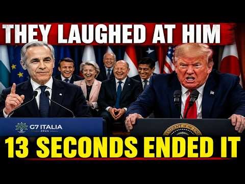 13 Seconds That Shook the G7 — Carney’s Line That Triggered Global Laughter at Trump
