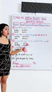 SIMPLE PRESENT TENSE ✅📚 #easyenglishtv