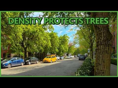 Protecting Trees Means Densifying Cities