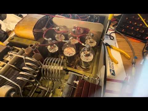 SBE SB2-LA linear amplifier 500 watts out on 40m DEMO then KABOOM tube sparks meltdown!