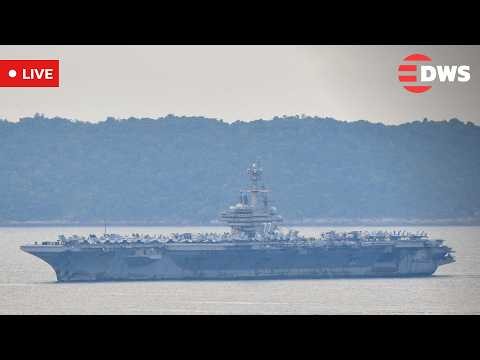 LIVE: USS George H.W. Bush Docks In Thailand After Middle East Mission | DWS News | AH14