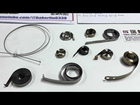 Spring machine manufacturer for Constant force windup hair spring and balance spring