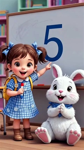 Learn Number 5 ⭐ | Counting for Kids | Numbers 1–10 | Preschool Learning #number5 #counting