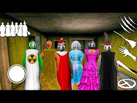 Playing as Granny Remake , Barbie Granny , Mad Granny , Zombie Granny , Christmas granny in Granny 2