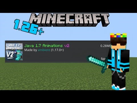 Java 1.7 Animation v2 For MCPE 1.26+🔥 | Java 1.7 Animation For Minecraft pe